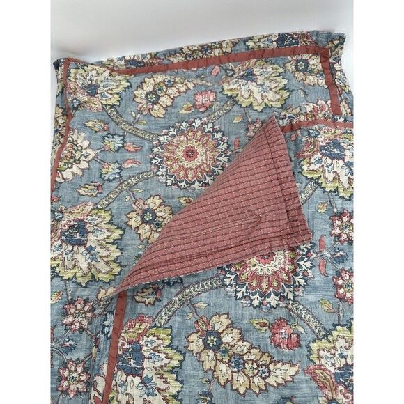 Waverly Newbridge Place Paisley Reversible Pillow Case Shams - Picture 2 of 7